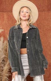 Distressed Cowgirl Sequin Patch Corduroy Jacket! Like