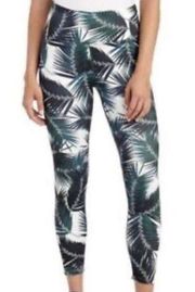 Nanette Lepore Printed Compression Fit High Waisted Fitness Leggings Celestial M