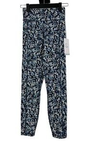 NWT Calme by Johnny Was Endurance High Waist Leggings 7/8 Blue Dots XS