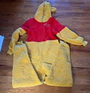 EUC Disney Winnie Pooh Kigurumi Adult Costume, S‎