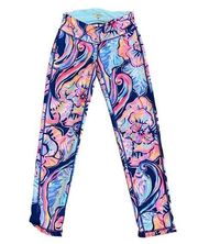 Lilly Pulitzer Luxletic Capri blue leggings size XS