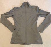 Apana light blue running jacket with thumbholes and two pockets size XS