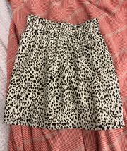 cheetah print skirt