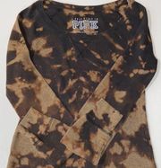 Victoria’s Secret Thermal Tie Dye Long Sleeve Sleep Shirt