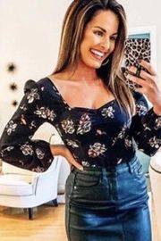 Flower Printed Blouse