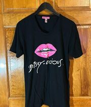 Betsey Johnson Women’s Graphic Tee Size Lg-VGUC