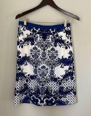 Mario Serrani Pencil Skirt. Size 2 Floral