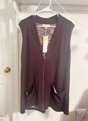 NWT Max Edition Weekend Purple Fleece - Like Vest