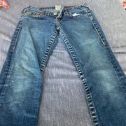 True religion straight leg jeans sz 26