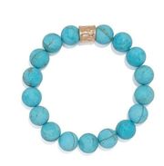 KARMA BEADED BRACELET - TURQUOISE