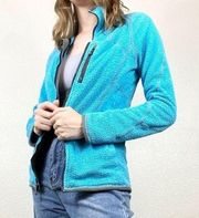 Woman’s size L AK Burton terry fleece full zip jacket.