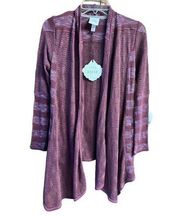 Knox Rose * High-Low * Open cardigan* Sz XS NWT