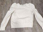 Rebecca Minkoff Janine Sweatshirt White Size Small