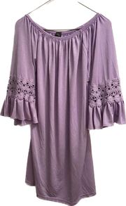 Lavender Bell Sleeve Tunic