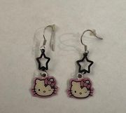 HELLO KITTY ROCKSTAR ENAMEL EARRINGS