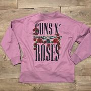 GUNS N ROSES Pink Crewneck 🩷 Size: XS