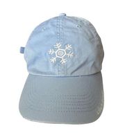 Life is Good Snowfalke Light Blue Hat Ball Cap Baseball Cap Snap back