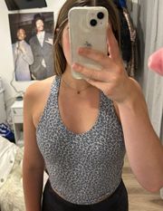 Cheetah Print Sports Bra Top