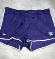 Nike Dri-Fit Purple Mesh Shorts KANSAS STATE UNIVERSITY WILDCATS