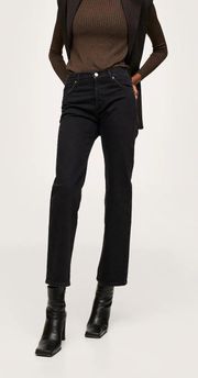 Mid Rise Black Jeans