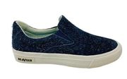 SeaVees Womens Size 6.5 Hawthorne Slip On Sneaker Brushed Suede Blue NEW