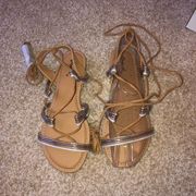 Wrap up sandals