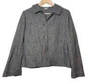 J Jill Linen Blend Blazer Jacket Small