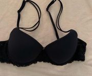 Gilly Hicks Navy Blue Push-up Bra