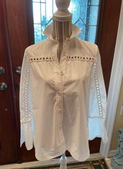 10 Crosby Long Sleeve White Button Down Shirt