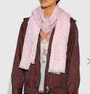 Coach Signature Scarf Taffy