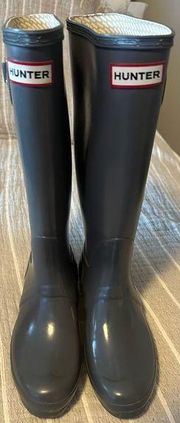 Hunter Rain boot gloss Tall