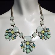 New York & Company Blue & Green Statement Necklace