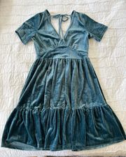 Velvet Babydoll Dress