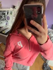 PINK - Victoria's Secret PINK (pink) Quarter Zip Up