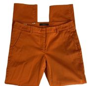 Weekend MaxMara Deep Orange Slim Fit Cigarette Pants Women’s Size 12