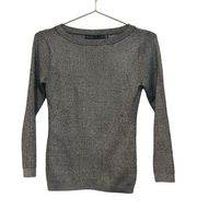 Karen Millen size small sweater.  Black & grey.
