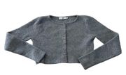 Gray Cropped Sweater