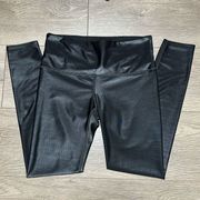 Noli Liquid Black Gloss Leggings Size Small