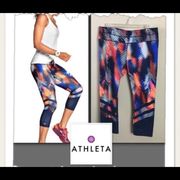 Athleta  Lava Sonar Cropped Capri Workout Leggings