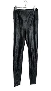 Wilfred Free Black Faux Leather Full Length Leggings XS