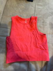 Red Cropped Tank