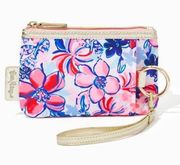 Lilly Pulitzer Bright Floral Printed Zip Top Wallet