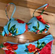 Athena Collection Floral Bikini Set Push-up