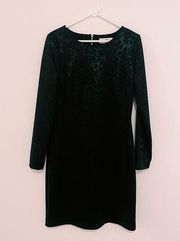 Belle Black Leopard Print Dress