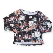 American rag floral crop top