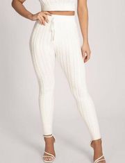 Penelope cable knit pants