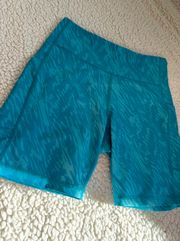 Blue Biker Shorts