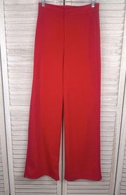 WINDSOR Flare Leg Dress Pants Red-Medium