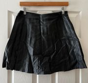 Faux Leather Skirt