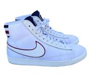 Nike Blazers Satin Jacket White Mid Sneakers